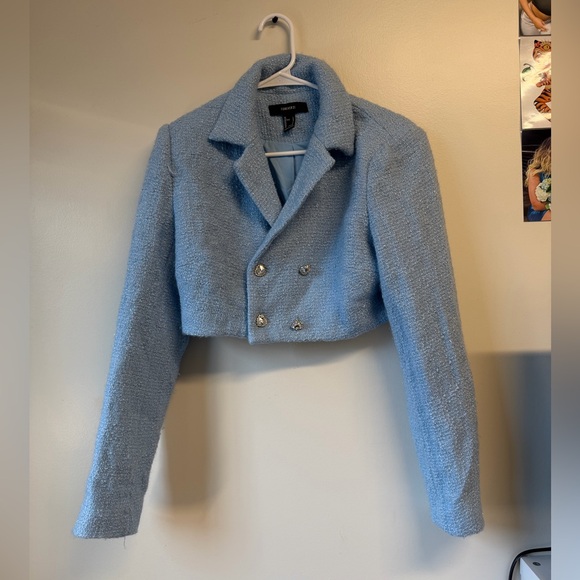 Cropped Tweed blazer - Picture 2 of 2